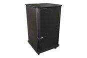 Seinäkiinnitys, AV-kiinnikkeet & AV-kalusteet - Middle Atlantic RFR Series cart - for audio/video components - grained ebony - Max 158.8 kg - recommended for - RFR-2428GE