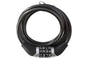 Pyörätarvikkeet - Dunlop - Bicycle Lock with Combination - Black - 8711252029221BLACK