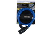 Pyörätarvikkeet - Dunlop - Spiral key bicycle lock 65 cm - blue - 871125208264_BLUE