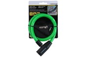 Pyörätarvikkeet - Dunlop - Spiral key bicycle lock 65 cm - green - 871125208264_GREEN