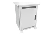 Seinäkiinnitys, AV-kiinnikkeet & AV-kalusteet - Middle Atlantic Forum cart - designer white silver grey - TAA Compliant - Max 136 kg - recommended for - FMR-1627D8WS