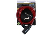 Pyörätarvikkeet - Dunlop - Spiral key bicycle lock 65 cm - red - 871125208264_RED