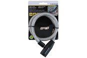 Pyörätarvikkeet - Dunlop - Keyed spiral bicycle lock 65 cm - white - 871125208264_WHITE