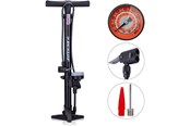 Pyörätarvikkeet - Dunlop - Floor pump for bikes balls mattresses with pressure gauge - Black - 871125210233