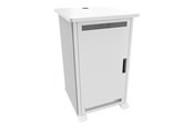 Seinäkiinnitys, AV-kiinnikkeet & AV-kalusteet - Middle Atlantic Forum cart - designer white silver grey - TAA Compliant - Max 136 kg - recommended for - FMR-2027D8WS