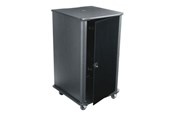 Seinäkiinnitys, AV-kiinnikkeet & AV-kalusteet - Middle Atlantic RFR Series cart - for audio/video components - grained ebony - Max 158.8 kg - recommended for - RFR-2028GE