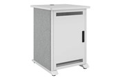Seinäkiinnitys, AV-kiinnikkeet & AV-kalusteet - Middle Atlantic Forum cart - designer white silver grey - TAA Compliant - Max 136 kg - recommended for - FMR-1227D8WS