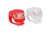 Polkupyörän valot - Dunlop - A set of silicone LED lamps front and rear - 8711252053202