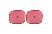 Autotarvikkeet - Dunlop - Sun visor for car side windows 36x44 cm 2 pcs - red - 8711252164564RED