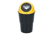 Autotarvikkeet - Dunlop - Car Trash Bin 400 ml 10x17 cm - Yellow / Black - 8711252253374_YELLOW