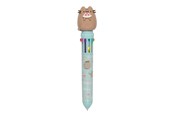 Kirjoitus- ja piirustustarvikkeet - Pusheen - 10-color automatic ballpoint pen with a 3D figure from the Foodie collection - B3DGE004