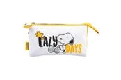 Kirjoitus- ja piirustustarvikkeet - Snoopy - 3-compartment pencil case from the Lazy Days collection - MARE0284