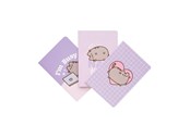 Kirjoitus- ja piirustustarvikkeet - Pusheen - Set of A6 notebooks from the Moments collection 3 pcs. - PCA6011