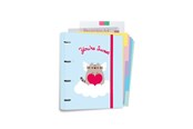 Mapit & Kansiot - Pusheen - A4 binder from the Purrfect Love collection with sheets - 4 rings elastic band - CBK0139