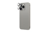 Puhelintarvikkeet - Näytönsuojat - AmazingThing AR Aluminum 3 Lens Tempered Glass with Camera Lens Frame for iPhone 16 Pro / 16 Pro Max - Gray - IP16CAM3GYGLA