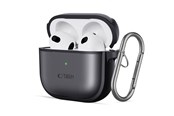 Puhelin - Kannet ja kotelot - Tech-Protect Slim Hook Case for AirPods 4 - Black - 5906302370030