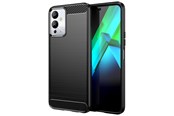 Puhelin - Kannet ja kotelot - Hurtel Carbon Case Case for Infinix Note 12i Flexible Silicone Carbon Cover Black - 9145576275405