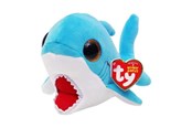 Pehmolelu - Ty Beanie Boos - Finsley Shark Blue 14 cm - 0008421374120