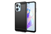 Puhelin - Kannet ja kotelot - Hurtel Carbon Case Case for Honor Play 40 Plus / Honor X7a Flexible Silicone Carbon Cover Black - 9145576275399