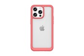 Puhelin - Kannet ja kotelot - Hurtel Reinforced Case with a Flexible Frame for iPhone 15 Pro Max Outer Space - Red - 9145576279717