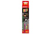 Kirjoitus- ja piirustustarvikkeet - Kores - School Pencils - 12-pack - Neon - 792306