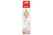 Kirjoitus- ja piirustustarvikkeet - Kores - Grafitos Style - Pastel - 6-pack - Graphite Pencils - 792803