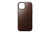 Puhelin - Kannet ja kotelot - Nomad Modern Leather Case - iPhone 15 | Rustic Brown | Horween - NM01607885