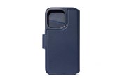 Puhelin - Kannet ja kotelot - Decoded Leather Detachable Wallet for iPhone 15 Pro True Navy - D24IPO15PDW5NY
