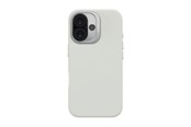 Puhelin - Kannet ja kotelot - Decoded AntiMicrobial Silicone Backcover for iPhone 16 Stone Grey (Clay) - D25IPO16BCS9SY