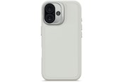 Puhelin - Kannet ja kotelot - Decoded AntiMicrobial Silicone StacksBackcover for iPhone 16 Stone Grey (Clay) - D25IPO16BCST9SY