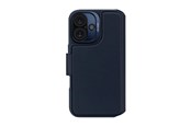 Puhelin - Kannet ja kotelot - Decoded Leather Detachable Wallet for iPhone 16 Navy - D25IPO16DW5NY