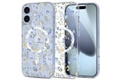 Puhelin - Kannet ja kotelot - Tech-Protect FlexAir MagSafe Case for iPhone 17- Daisies with Leaves - 5906302319572