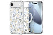 Puhelin - Kannet ja kotelot - Tech-Protect FlexAir MagSafe Case for iPhone 17 Air - Daisies with Leaves - 5906302319589