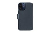 Puhelin - Kannet ja kotelot - Decoded Leather Detachable Wallet for iPhone 16 Plus Navy - D25IPO16PLDW5NY