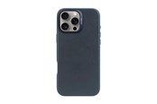 Puhelin - Kannet ja kotelot - Decoded Leather Backcover for iPhone 16 Pro Max Navy - D25IPO16PMBC1NY