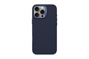 Puhelin - Kannet ja kotelot - Decoded AntiMicrobial Silicone Backcover for iPhone 16 Pro Max Blue Print (Navy) - D25IPO16PMBCS9BT