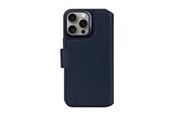 Puhelin - Kannet ja kotelot - Decoded Leather Detachable Wallet for iPhone 16 Pro Max Navy - D25IPO16PMDW5NY