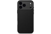 Puhelin - Kannet ja kotelot - Decoded - AntiMicrobial Silicone Backcover for iPhone 17 Pro Max - Phantom Black - D25IPO17PKBCS9PK