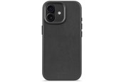 Puhelin - Kannet ja kotelot - Decoded - Leather Backcover for iPhone 17 - Black - D26IPO17BC1BK