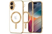 Puhelin - Kannet ja kotelot - Tech-Protect  MagFlex MagSafe Case for iPhone 17 - Clear Gold - 5906302319695