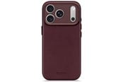 Puhelin - Kannet ja kotelot - Decoded - Leather Backcover for iPhone 17 Pro  - Dark Ruby - D26IPO17PBC1DY