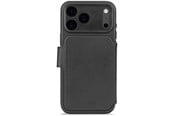 Puhelin - Kannet ja kotelot - Decoded - Leather Detachable Wallet for iPhone 17 Pro - Black - D26IPO17PDW5BK