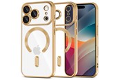 Puhelin - Kannet ja kotelot - Tech-Protect MagFlex MagSafe Case for iPhone 17 Pro Max - Clear Gold - 5906302319725