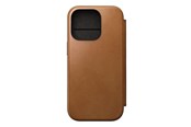 Puhelin - Kannet ja kotelot - Nomad Modern Leather Folio - iPhone 16 Pro | English Tan-C | Leather - NM01678885
