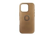 Puhelin - Kannet ja kotelot - Peak Design Mobile Everyday Clarino Case iPhone 16 Pro Tan - M-MC-BU-BR-1
