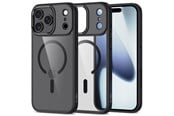 Puhelin - Kannet ja kotelot - Tech-Protect MagMat MagSafe Case for iPhone 17 Pro - Clear Black - 5906302319916