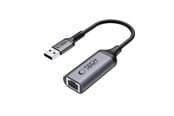 Näyttökaapeli - Tech-Protect UltraBoost USB-A 3.0 / Ethernet RJ45 1000Mbps Adapter - Black - 5906302321841