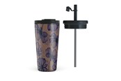 Keittiötarvikkeet - Burga Velvet Night - Travel Mug 500ml with Flap & Straw Set - 950398