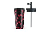 Keittiötarvikkeet - Burga Cherrybomb - Travel Mug 500ml with Flap & Straw Set - 950404