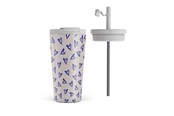 Keittiötarvikkeet - Burga Love Me Right - Travel Mug 500ml with Flap & Straw Set - 950536